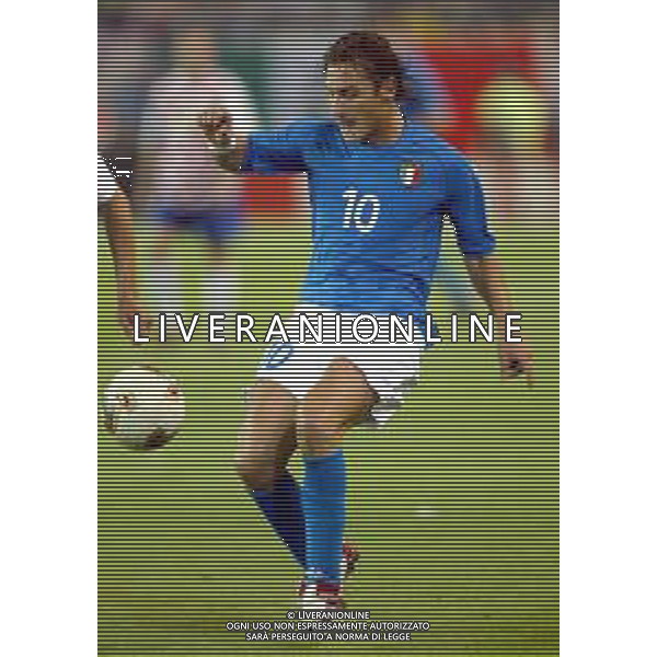 MONDIALI COREA E GIAPPONE 2002 NAZIONALE ITALIANA DI CALCIO NELLA FOTO TOTTI FRANCESCO Agenzia Aldo Liverani Sas