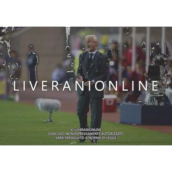 MONDIALI COREA E GIAPPONE 2002 NAZIONALE ITALIANA DI CALCIO NELLA FOTO TRAPATTONI GIOVANNI ALLENATORE Agenzia Aldo Liverani Sas