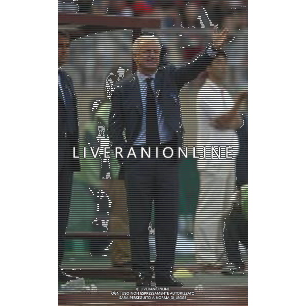 Mondiali calcio 2002 Corea-Giappone Nazionale italiana calcio 2002 NELLA FOTO TRAPATTONI GIOVANNI ALLENATORE Agenzia Aldo Liverani Sas
