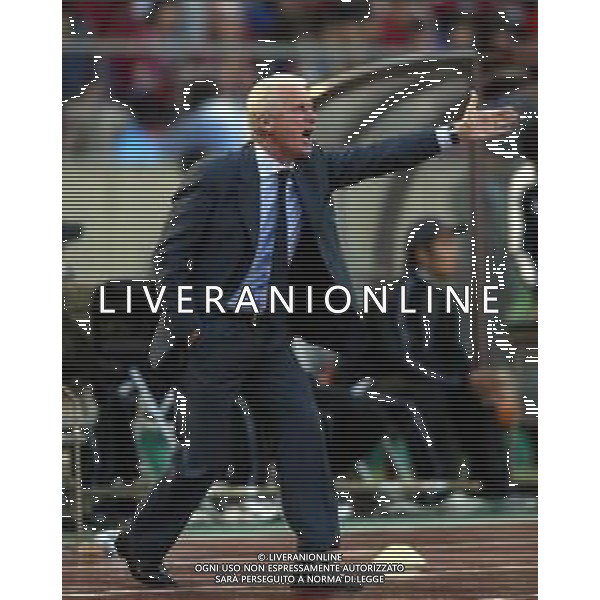 Mondiali calcio 2002 Corea-Giappone Nazionale italiana calcio 2002 NELLA FOTO TRAPATTONI GIOVANNI ALLENATORE Agenzia Aldo Liverani Sas