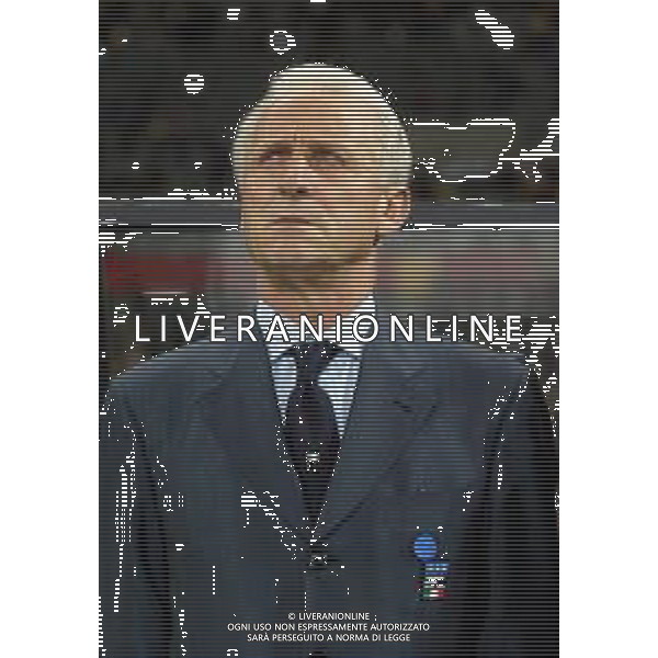 Mondiali calcio 2002 Corea-Giappone Nazionale italiana calcio 2002 NELLA FOTO TRAPATTONI GIOVANNI ALLENATORE Agenzia Aldo Liverani Sas