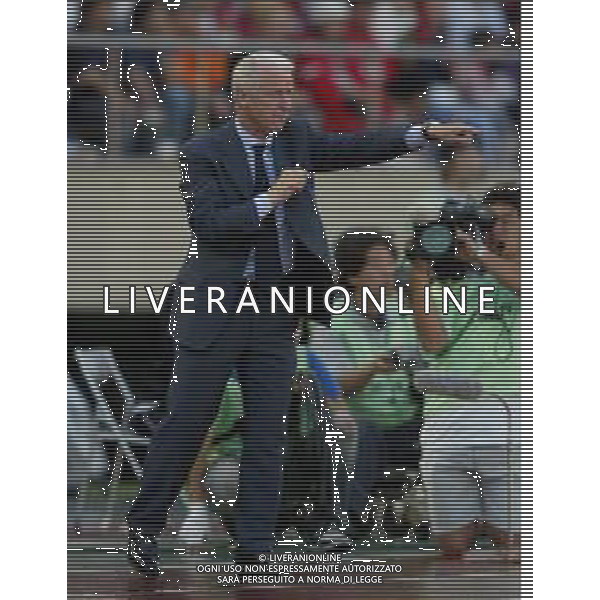 Mondiali calcio 2002 Corea-Giappone Nazionale italiana calcio 2002 NELLA FOTO TRAPATTONI GIOVANNI ALLENATORE Agenzia Aldo Liverani Sas