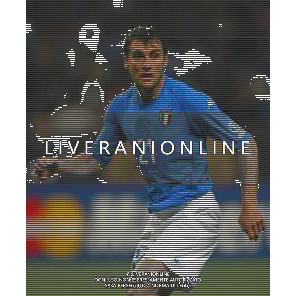 Mondiali calcio 2002 Corea-Giappone Nazionale italiana calcio 2002 nella foto vieri CHRISTIAN Agenzia Aldo Liverani Sas