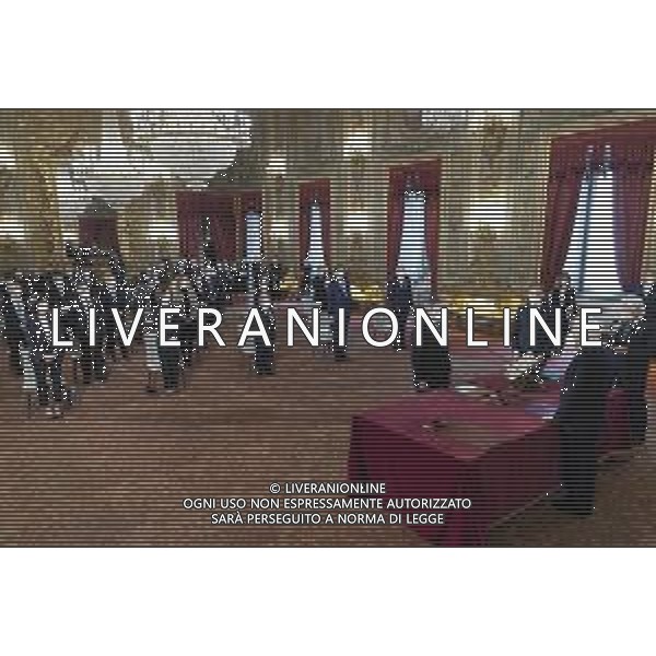 Roma - Il Presidente della Repubblica Sergio Mattarella e il Presidente del Consiglio Mario Draghi in occasione della cerimonia di giuramento del governo, oggi 13 febbraio 2021. (Foto di Paolo Giandotti - Ufficio per la Stampa e la Comunicazione della Presidenza della Repubblica) AG ALDO LIVERANI SAS