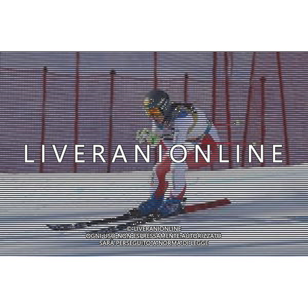 Franco Debernardi/LM - 2021 FIS Alpine World SKI Championships - Downhill - Women - alpine ski race 13 February 2021 - Olympia delle Tofane, cortina (bl), Italy Photo showing: Suter Jasmina (swi) in action @LM/Franco Debernardi