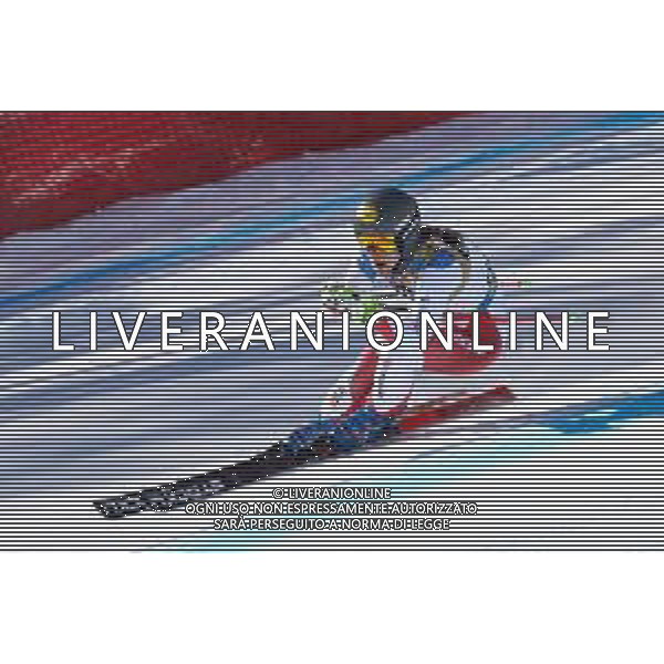 Franco Debernardi/LM - 2021 FIS Alpine World SKI Championships - Downhill - Women - alpine ski race 13 February 2021 - Olympia delle Tofane, cortina (bl), Italy Photo showing: Suter Jasmina (swi) in action @LM/Franco Debernardi
