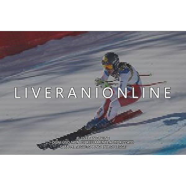 Franco Debernardi/LM - 2021 FIS Alpine World SKI Championships - Downhill - Women - alpine ski race 13 February 2021 - Olympia delle Tofane, cortina (bl), Italy Photo showing: Suter Jasmina (swi) in action @LM/Franco Debernardi