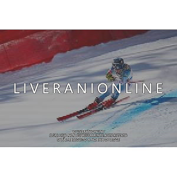 Luca Tedeschi/LM - 2021 FIS Alpine World SKI Championships - Downhill - Women - alpine ski race 13 February 2021 - Olympia delle Tofane, cortina (bl), Italy Photo showing: JOHNSON Breezy (USA) in action @LM/Luca Tedeschi