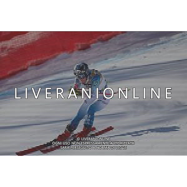 Luca Tedeschi/LM - 2021 FIS Alpine World SKI Championships - Downhill - Women - alpine ski race 13 February 2021 - Olympia delle Tofane, cortina (bl), Italy Photo showing: JOHNSON Breezy (USA) in action @LM/Luca Tedeschi