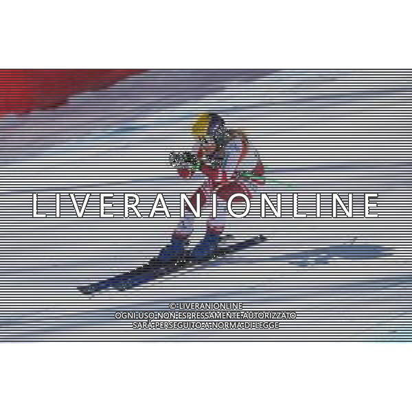 Luca Tedeschi/LM - 2021 FIS Alpine World SKI Championships - Downhill - Women - alpine ski race 13 February 2021 - Olympia delle Tofane, cortina (bl), Italy Photo showing: SIEBENHOFER Ramona (AUT) in action @LM/Luca Tedeschi