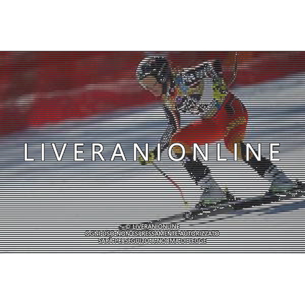 Luca Tedeschi/LM - 2021 FIS Alpine World SKI Championships - Downhill - Women - alpine ski race 13 February 2021 - Olympia delle Tofane, cortina (bl), Italy Photo showing: GAGNON Marie-Michele (CAN) in action @LM/Luca Tedeschi