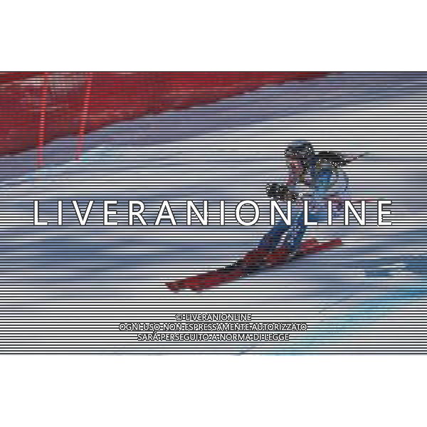 Luca Tedeschi/LM - 2021 FIS Alpine World SKI Championships - Downhill - Women - alpine ski race 13 February 2021 - Olympia delle Tofane, cortina (bl), Italy Photo showing: ROSS Laurenne (USA) in action @LM/Luca Tedeschi