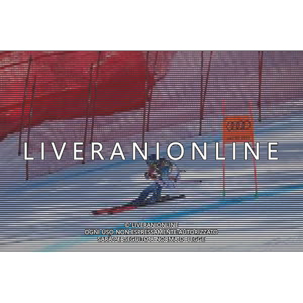 Luca Tedeschi/LM - 2021 FIS Alpine World SKI Championships - Downhill - Women - alpine ski race 13 February 2021 - Olympia delle Tofane, cortina (bl), Italy Photo showing: WILES Jacqueline (USA) in action @LM/Luca Tedeschi