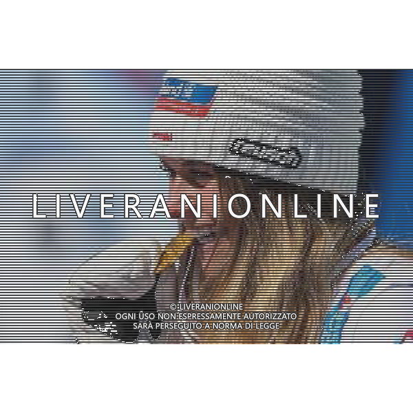 Luca Tedeschi/LM - 2021 FIS Alpine World SKI Championships - Downhill - Women - alpine ski race 13 February 2021 - Olympia delle Tofane, cortina (bl), Italy Photo showing: Corinne SUTER SUI @LM/Luca Tedeschi AG ALDO LIVERANI SAS