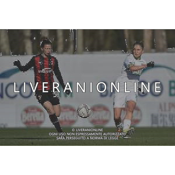© TVRG Laura Agard (Milan) e Kamila Dubcova (Sassuolo) Milan Women vs Sassuolo Calcio Femminile Coppa Italia Femminile quarti di finale - gara di ritorno Milano 13-02-2021 centro sportivo Peppino Vismara foto Roberto Garavaglia/ag. Aldo Liverani sas
