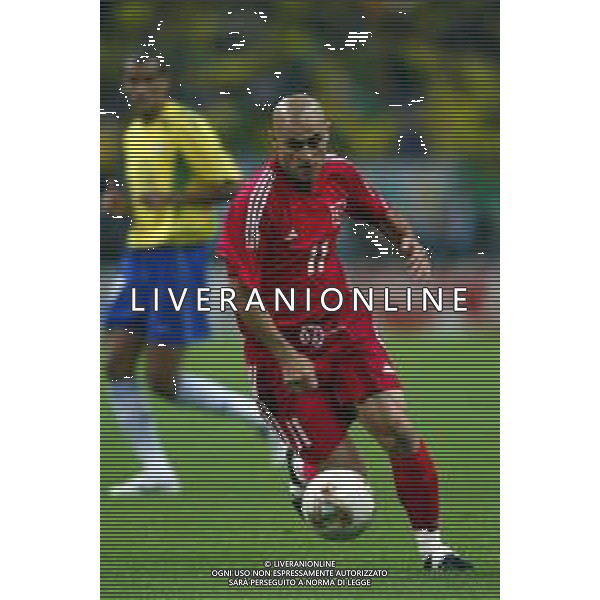 SAITAMA (GIAPPONE) 26/06/2002 (Giappone) 26/06/2002 MONDIALI CALCIO FIFA World Cup 2002 brasile-Turchia 1/0 nella foto hasan sas AGENZIA ALDO LIVERANI SAS