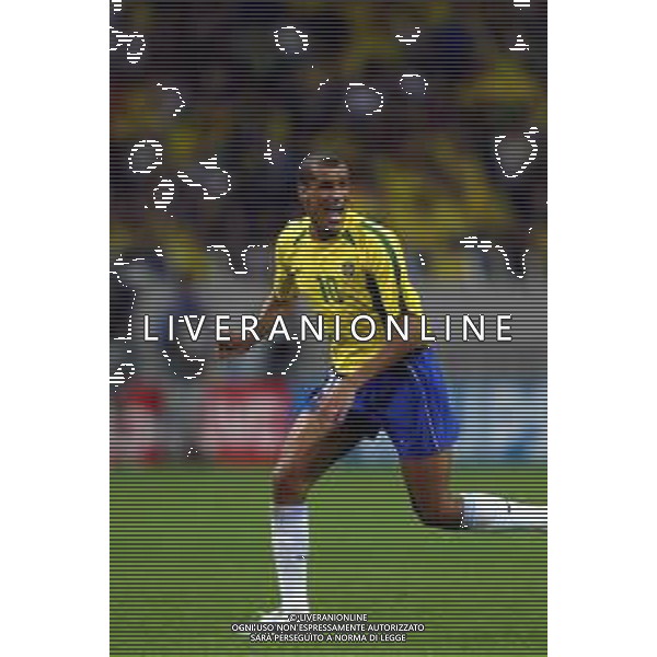 SAITAMA (GIAPPONE) 26/06/2002 (Giappone) 26/06/2002 MONDIALI CALCIO FIFA World Cup 2002 brasile-Turchia 1/0 nella foto rivaldo AGENZIA ALDO LIVERANI SAS