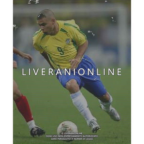SAITAMA (GIAPPONE) 26/06/2002 (Giappone) 26/06/2002 MONDIALI CALCIO FIFA World Cup 2002 brasile-Turchia 1/0 nella foto ronaldo AGENZIA ALDO LIVERANI SAS