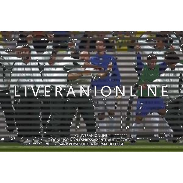 SAITAMA (GIAPPONE) 26/06/2002 (Giappone) 26/06/2002 MONDIALI CALCIO FIFA World Cup 2002 brasile-Turchia 1/0 nella foto scolari luiz felipe esultanza a fine gara AGENZIA ALDO LIVERANI SAS