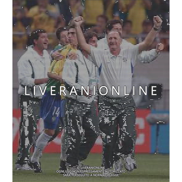 SAITAMA (GIAPPONE) 26/06/2002 (Giappone) 26/06/2002 MONDIALI CALCIO FIFA World Cup 2002 brasile-Turchia 1/0 nella foto scolari luiz felipe esultanza a fine gara AGENZIA ALDO LIVERANI SAS