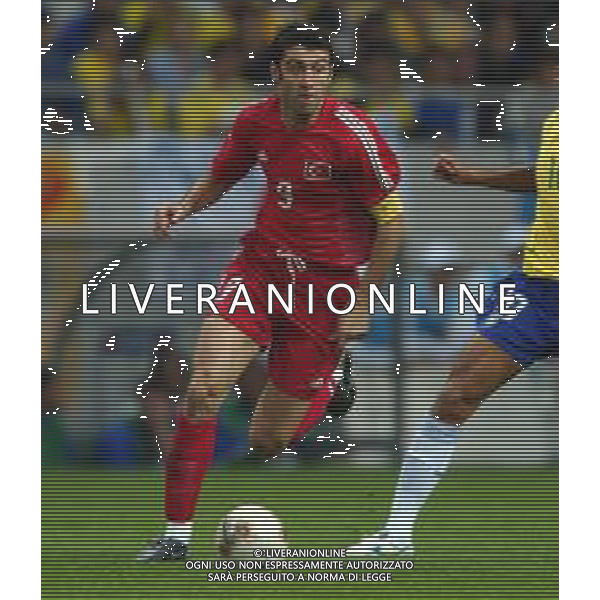 SAITAMA (GIAPPONE) 26/06/2002 (Giappone) 26/06/2002 MONDIALI CALCIO FIFA World Cup 2002 brasile-Turchia 1/0 nella foto sukur hakan AGENZIA ALDO LIVERANI SAS