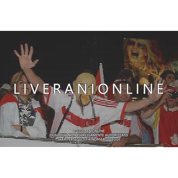 SAITAMA (GIAPPONE) 26/06/2002 (Giappone) 26/06/2002 MONDIALI CALCIO FIFA World Cup 2002 brasile-Turchia 1/0 nella foto tifosi turchia AGENZIA ALDO LIVERANI SAS