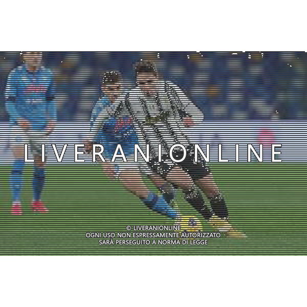 NAPOLI - JUVENTUS CAMPIONATO CALCIO SERIE A TIM 13.02.2021 nella foto Federico Chiesa, Giovanni Di Lorenzo ©MOSCA /AGENZIA ALDO LIVERANI SAS