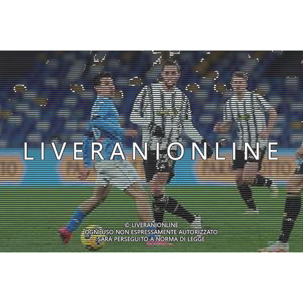 13-02-2021 NAPOLI CAMPIONATO DI CALCIO SERIE A NAPOLI JUVENTUS Nella foto: Adrien Rabiot, Hirving Lozano Foto Mosca, Ag.Liverani