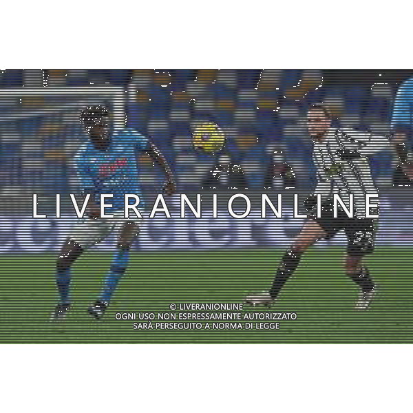 13-02-2021 NAPOLI CAMPIONATO DI CALCIO SERIE A NAPOLI JUVENTUS Nella foto: Tiemoue Bakayoko, Adrien Rabiot Foto Mosca, Ag.Liverani