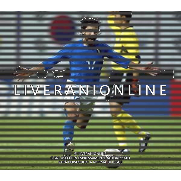 daejeon (corea del sud) 18/06/2002 mondiali calcio 2002 italia - corea nella foto tommasi damiano Agenzia aldo liverani sas