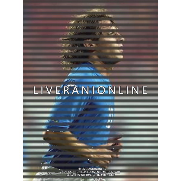 daejeon (corea del sud) 18/06/2002 mondiali calcio 2002 COREA ITALIA NELLA FOTO TOTTI FRANCECO Agenzia aldo liverani sas
