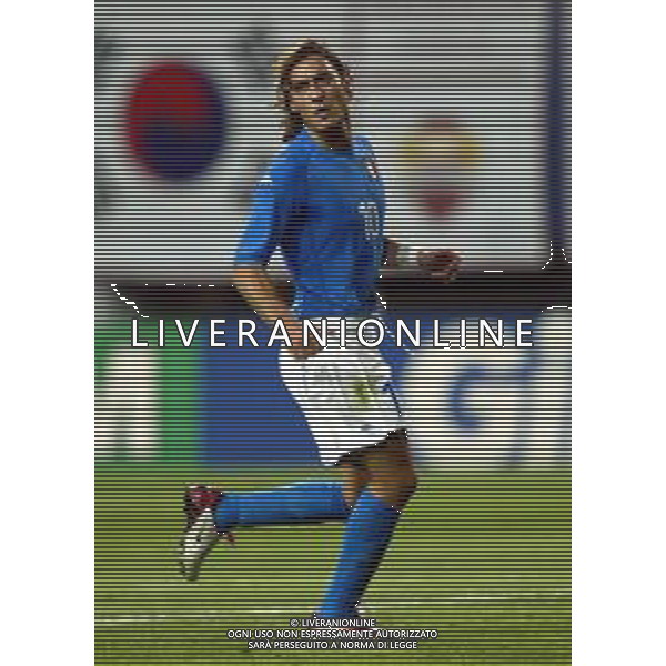 daejeon (corea del sud) 18/06/2002 mondiali calcio 2002 COREA ITALIA NELLA FOTO TOTTI FRANCECO Agenzia aldo liverani sas