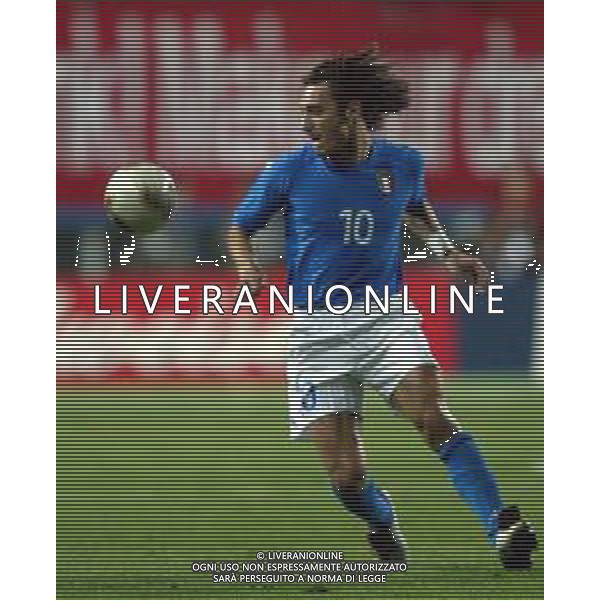 daejeon (corea del sud) 18/06/2002 mondiali calcio 2002 COREA ITALIA NELLA FOTO TOTTI FRANCECO Agenzia aldo liverani sas