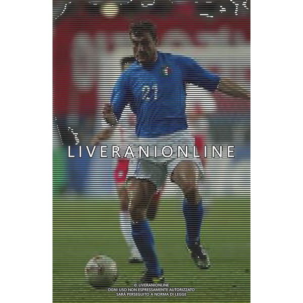 daejeon (corea del sud) 18/06/2002 mondiali calcio 2002 COREA ITALIA NELLA FOTO VIERI CHRISTIAN Agenzia aldo liverani sas