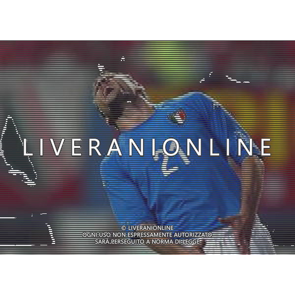 daejeon (corea del sud) 18/06/2002 mondiali calcio 2002 italia - corea nella foto vieri christian Agenzia aldo liverani sas