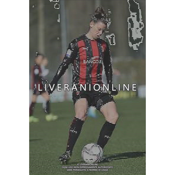 © TVRG Laura Agard (Milan) Milan Women vs Sassuolo Calcio Femminile Coppa Italia Femminile quarti di finale - gara di ritorno Milano 13-02-2021 centro sportivo Peppino Vismara foto Roberto Garavaglia/ag. Aldo Liverani sas