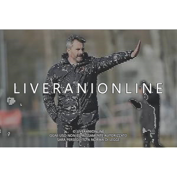 © TVRG Maurizio Ganz allenatore Milan Milan Women vs Sassuolo Calcio Femminile Coppa Italia Femminile quarti di finale - gara di ritorno Milano 13-02-2021 centro sportivo Peppino Vismara foto Roberto Garavaglia/ag. Aldo Liverani sas