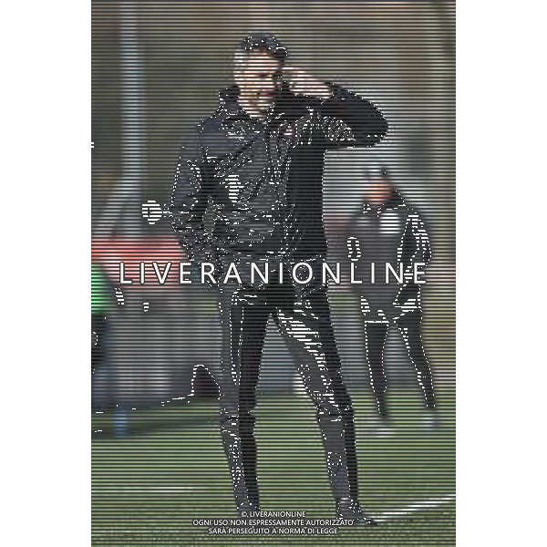 © TVRG Maurizio Ganz allenatore Milan Milan Women vs Sassuolo Calcio Femminile Coppa Italia Femminile quarti di finale - gara di ritorno Milano 13-02-2021 centro sportivo Peppino Vismara foto Roberto Garavaglia/ag. Aldo Liverani sas