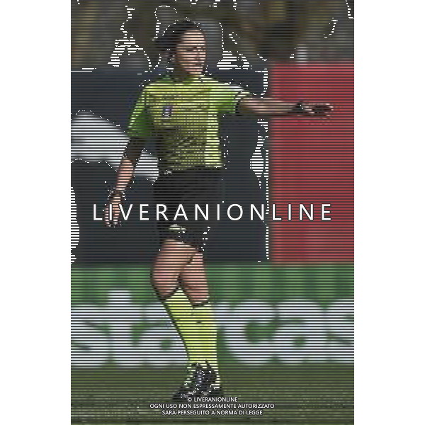 © TVRG l’arbitro Maria Marotta di Sapri (SA) Milan Women vs Sassuolo Calcio Femminile Coppa Italia Femminile quarti di finale - gara di ritorno Milano 13-02-2021 centro sportivo Peppino Vismara foto Roberto Garavaglia/ag. Aldo Liverani sas