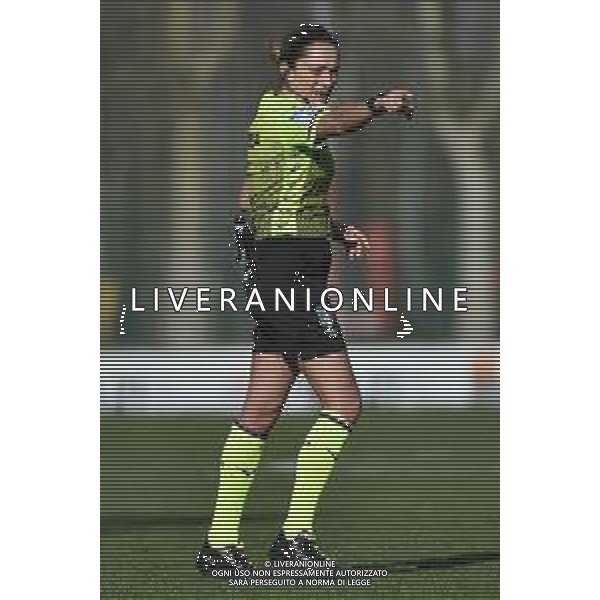 © TVRG l’arbitro Maria Marotta di Sapri (SA) Milan Women vs Sassuolo Calcio Femminile Coppa Italia Femminile quarti di finale - gara di ritorno Milano 13-02-2021 centro sportivo Peppino Vismara foto Roberto Garavaglia/ag. Aldo Liverani sas