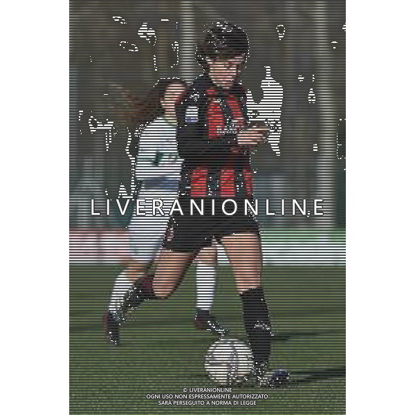 © TVRG Valentina Giacinti (Milan) Milan Women vs Sassuolo Calcio Femminile Coppa Italia Femminile quarti di finale - gara di ritorno Milano 13-02-2021 centro sportivo Peppino Vismara foto Roberto Garavaglia/ag. Aldo Liverani sas