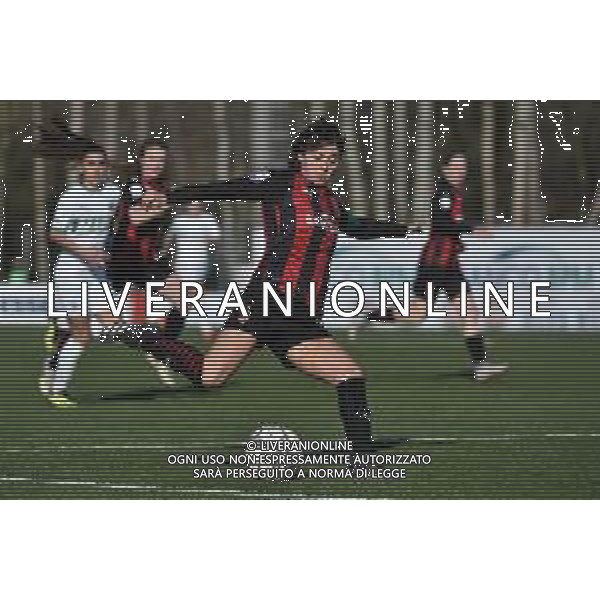 © TVRG Valentina Giacinti (Milan) Milan Women vs Sassuolo Calcio Femminile Coppa Italia Femminile quarti di finale - gara di ritorno Milano 13-02-2021 centro sportivo Peppino Vismara foto Roberto Garavaglia/ag. Aldo Liverani sas