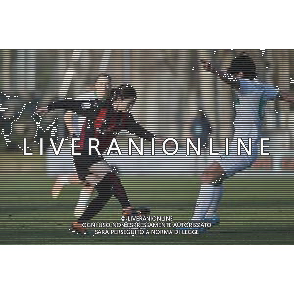 © TVRG Yui Hasegawa (Milan) SX e Mana Mihashi (Sassuolo) DX Milan Women vs Sassuolo Calcio Femminile Coppa Italia Femminile quarti di finale - gara di ritorno Milano 13-02-2021 centro sportivo Peppino Vismara foto Roberto Garavaglia/ag. Aldo Liverani sas