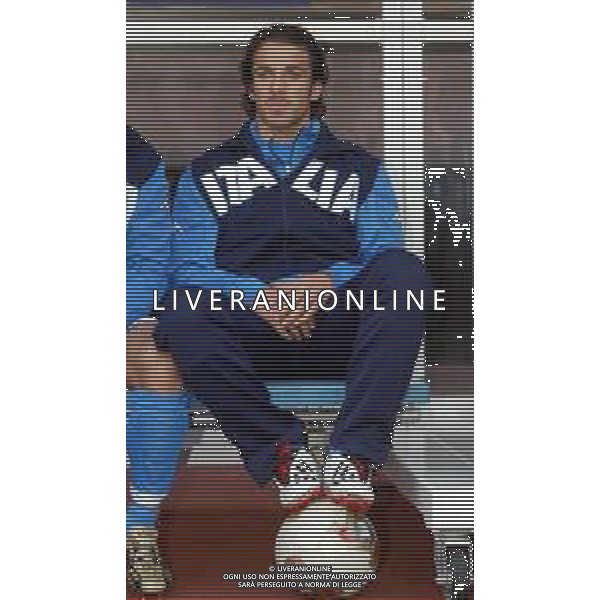 Ibaraki (GIAPPONE) 08/06/2002 Mondiali CALCIO 2002 ITALIA - CROAZIA nella foto del piero alessandro in panchina Agenzia Aldo Liverani Sas
