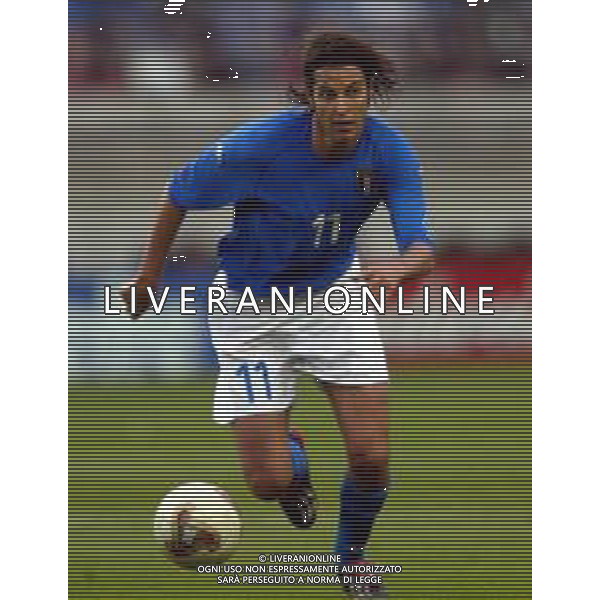 Ibaraki (GIAPPONE) 08/06/2002 Mondiali CALCIO 2002 ITALIA - CROAZIA nella foto DONI CRISTIANO Agenzia Aldo Liverani Sas