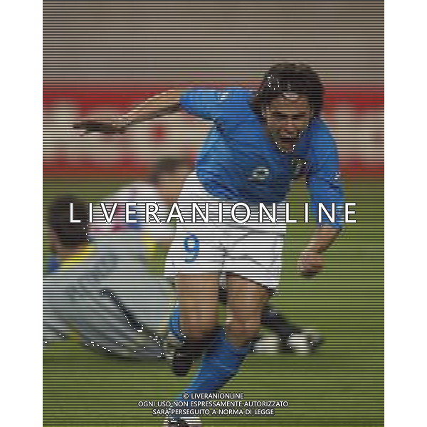 Ibaraki (GIAPPONE) 08/06/2002 Mondiali CALCIO 2002 ITALIA - CROAZIA nella foto INZAGHI FILIPPO esultanza Agenzia Aldo Liverani Sas