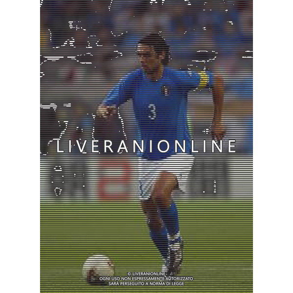 Ibaraki (GIAPPONE) 08/06/2002 Mondiali CALCIO 2002 ITALIA - CROAZIA nella foto maldini paolo Agenzia Aldo Liverani Sas