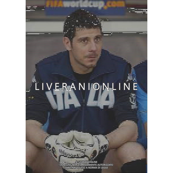 Ibaraki (GIAPPONE) 08/06/2002 Mondiali CALCIO 2002 ITALIA - CROAZIA nella foto toldo francesco in panchina Agenzia Aldo Liverani Sas