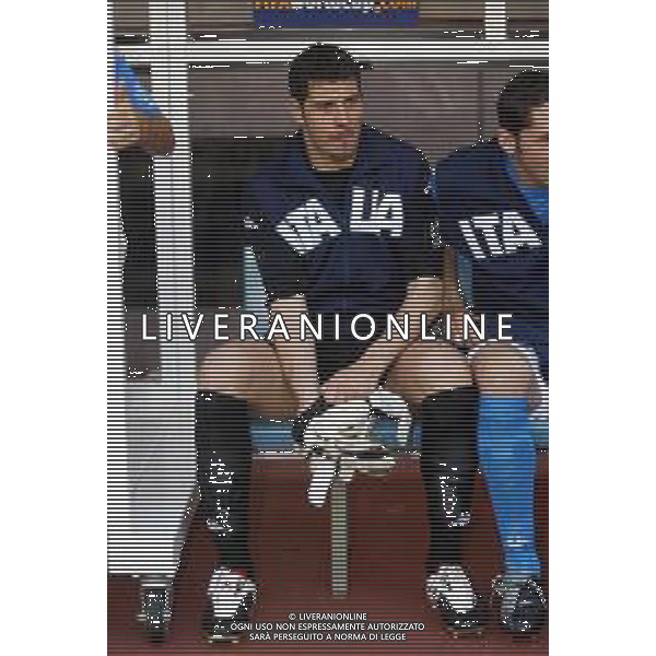 Ibaraki (GIAPPONE) 08/06/2002 Mondiali CALCIO 2002 ITALIA - CROAZIA nella foto TOLDO FRANCESCO in panchina Agenzia Aldo Liverani Sas
