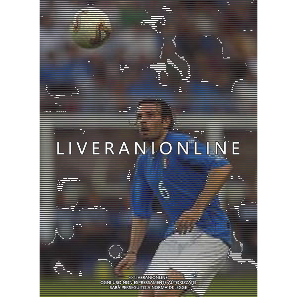 Ibaraki (GIAPPONE) 08/06/2002 Mondiali CALCIO 2002 ITALIA - CROAZIA nella foto zanetti CRISTIANO Agenzia Aldo Liverani Sas